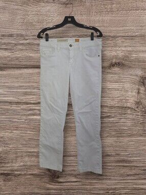 Women's Pilcro & The Letterpress White Cropped Jeans Sz 29
